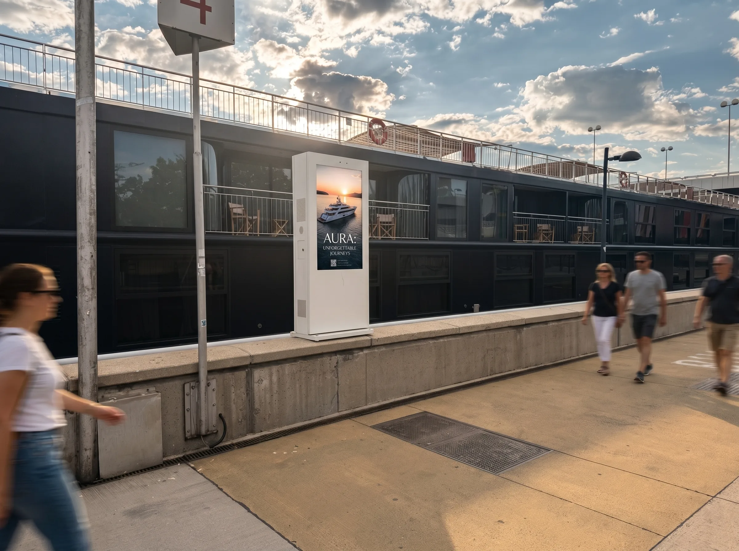 Donaupier Pier 04 Wien — DOOH Screen