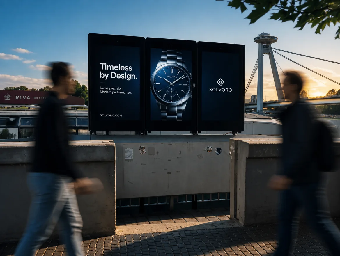 PAD Entrance Middle Bratislava — DOOH Screen